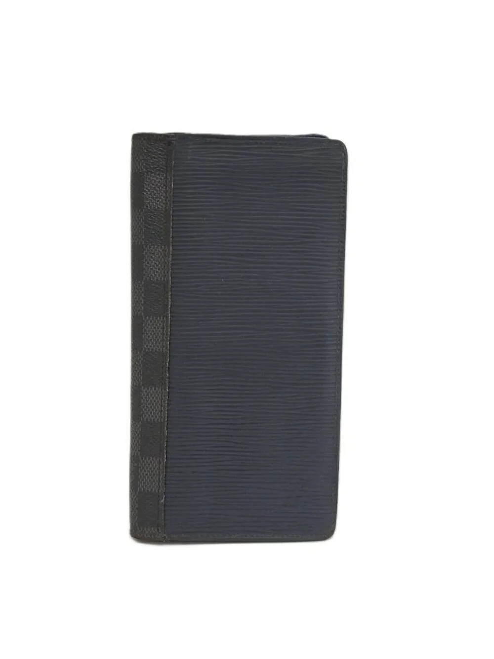 Louis Vuitton Portefeuille Brazza Wallet Epi Damier Graphite Black Navy